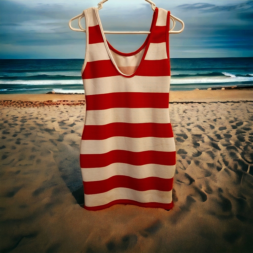 Cute Bikini Cover Up/Dress - Size Small
